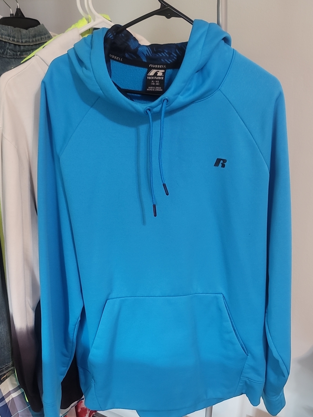 Russell Athletic Bright Blue Tech Fleece Hoodie